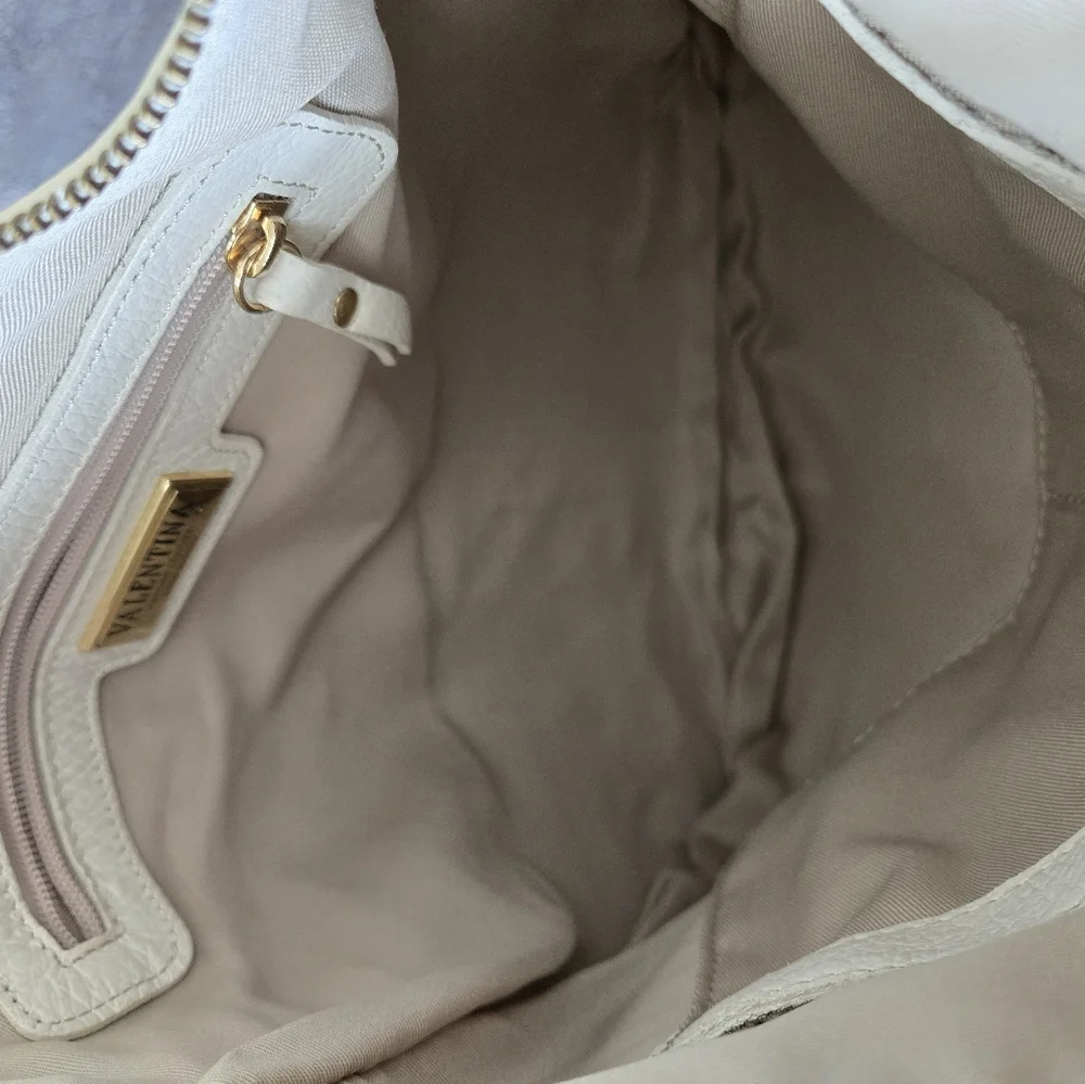 Valentina Italia Crossbody Bag  Off White - Picture 7 of 12